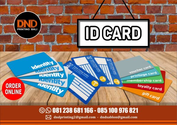 sablon id card murah di bali